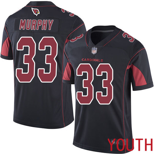 Arizona Cardinals Limited Black Youth Byron Murphy Jersey NFL Football 33 Rush Vapor Untouchable